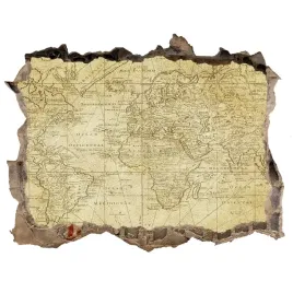 samoprzylepna-dziura-na-sciane-stara-mapa-swiata