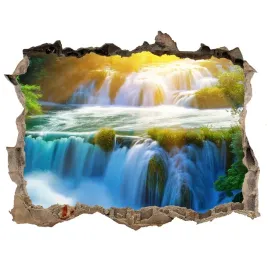 naklejka-fototapeta-3d-widok-wodospad-krka-168x113