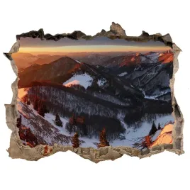 naklejka-fototapeta-3d-widok-zima-w-gorach-168x113