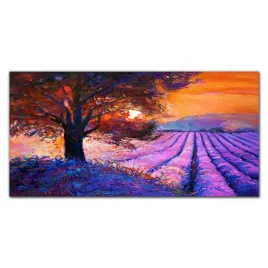 foto-obraz-szklany-kwiaty-zachod-slonca-120x60-cm