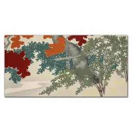 obraz-szklany-na-sciane-drzewa-liscie-120x60-cm