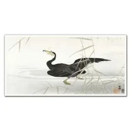 fotoobraz-szklany-azja-jezioro-zwierze-ptak-120x60