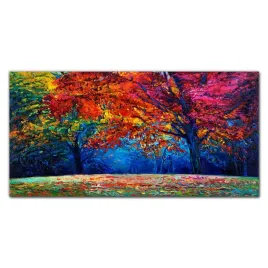 foto-obraz-szklany-na-sciane-las-liscie-120x60-cm