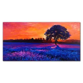 foto-obraz-szklany-kwiaty-zachod-slonca-120x60-cm