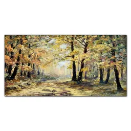 nowoczesny-obraz-na-plotnie-las-jesien-100x50-cm