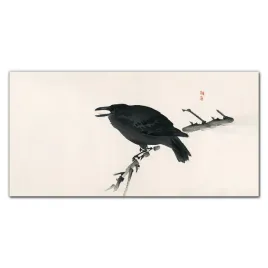foto-obraz-szklany-na-sciane-ptak-wrona-120x60-cm