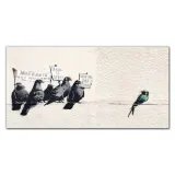 obraz-na-plotnie-protestujace-ptaki-banksy-100x50