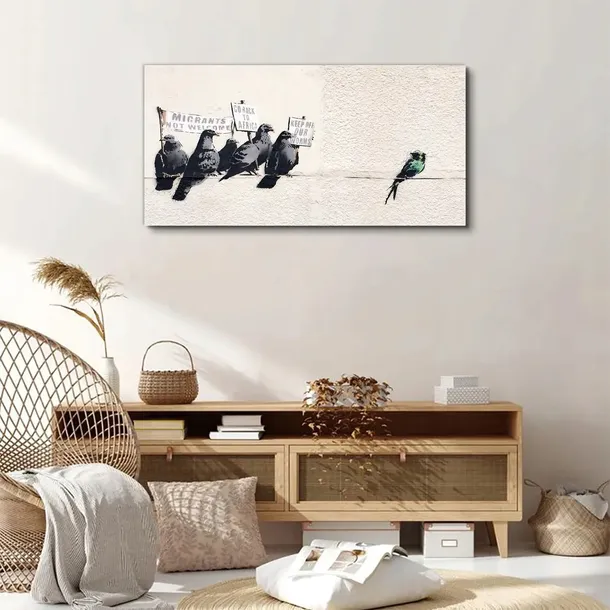 obraz-na-plotnie-protestujace-ptaki-banksy-100x50-sposob-wykonania-druk-cyfrowy