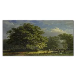 panel-kuchenny-na-plytki-las-niebo-kon-140x70-cm