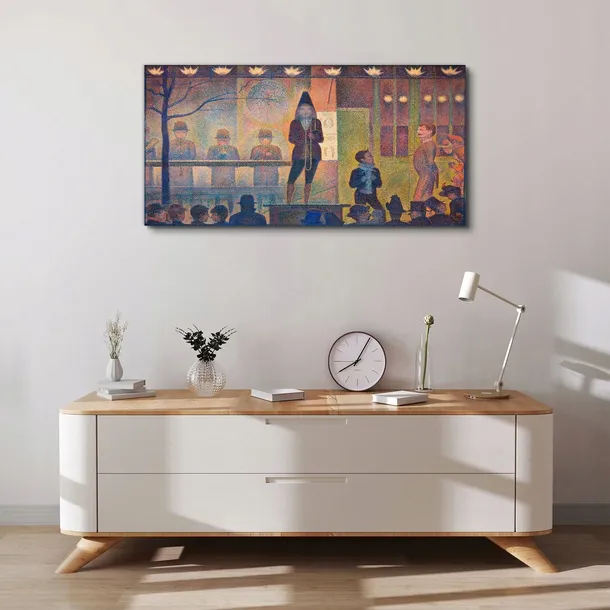 obraz-na-plotnie-circus-sideshow-seurat-100x50-cm-format-poziomy