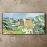obraz-scienny-na-plotnie-domy-malarstwo-100x50-cm-stan-nowy