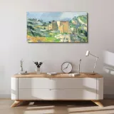obraz-scienny-na-plotnie-domy-malarstwo-100x50-cm-format-poziomy