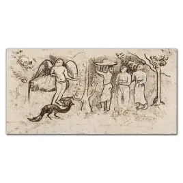 plotno-foto-obraz-na-ramie-tubylcy-gauguin-100x50