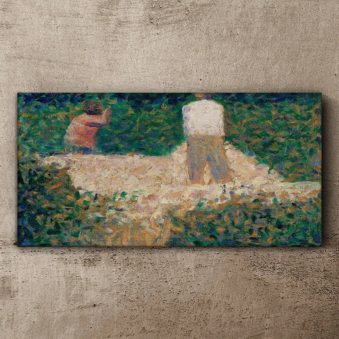 obraz-na-plotnie-two-stonebreakers-seurat-100x50-stan-nowy