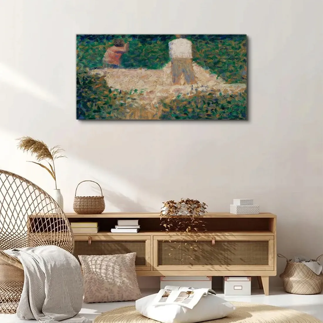 obraz-na-plotnie-two-stonebreakers-seurat-100x50-stan-nowy