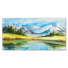 panel-szklo-jezioro-gory-las-krajobraz-140x70-cm