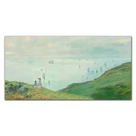 foto-obraz-szklany-klify-w-pourville-monet-120x60