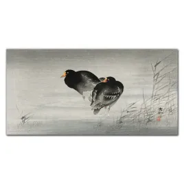 obraz-na-plotnie-zwierzeta-ptaki-woda-100x50-cm