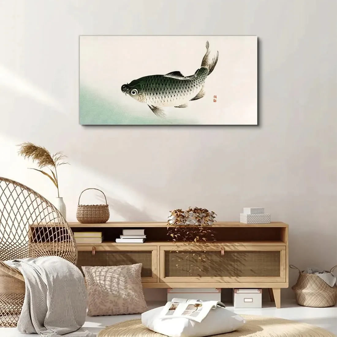 obraz-scienny-na-plotnie-zwierzeta-ryby-100x50-cm-stan-nowy