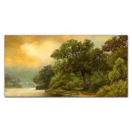 foto-obraz-szklo-na-sciane-las-rzeka-niebo-120x60