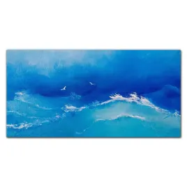 foto-obraz-szklany-morze-fale-ptaki-niebo-120x60