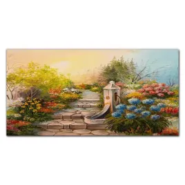 obraz-szklany-kwiaty-drzewa-przyroda-slonce-120x60