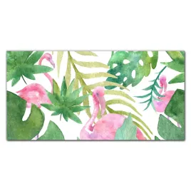 hartowane-szklo-lacobel-liscie-flamingi-140x70-cm