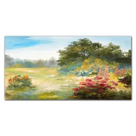 foto-obraz-szklany-las-kwiaty-krajobraz-120x60-cm