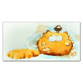 szklany-obraz-na-sciane-zwierzeta-ptak-kot-120x60