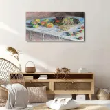 obraz-na-plotnie-jablka-i-winogrona-monet-100x50-sposob-wykonania-druk-cyfrowy