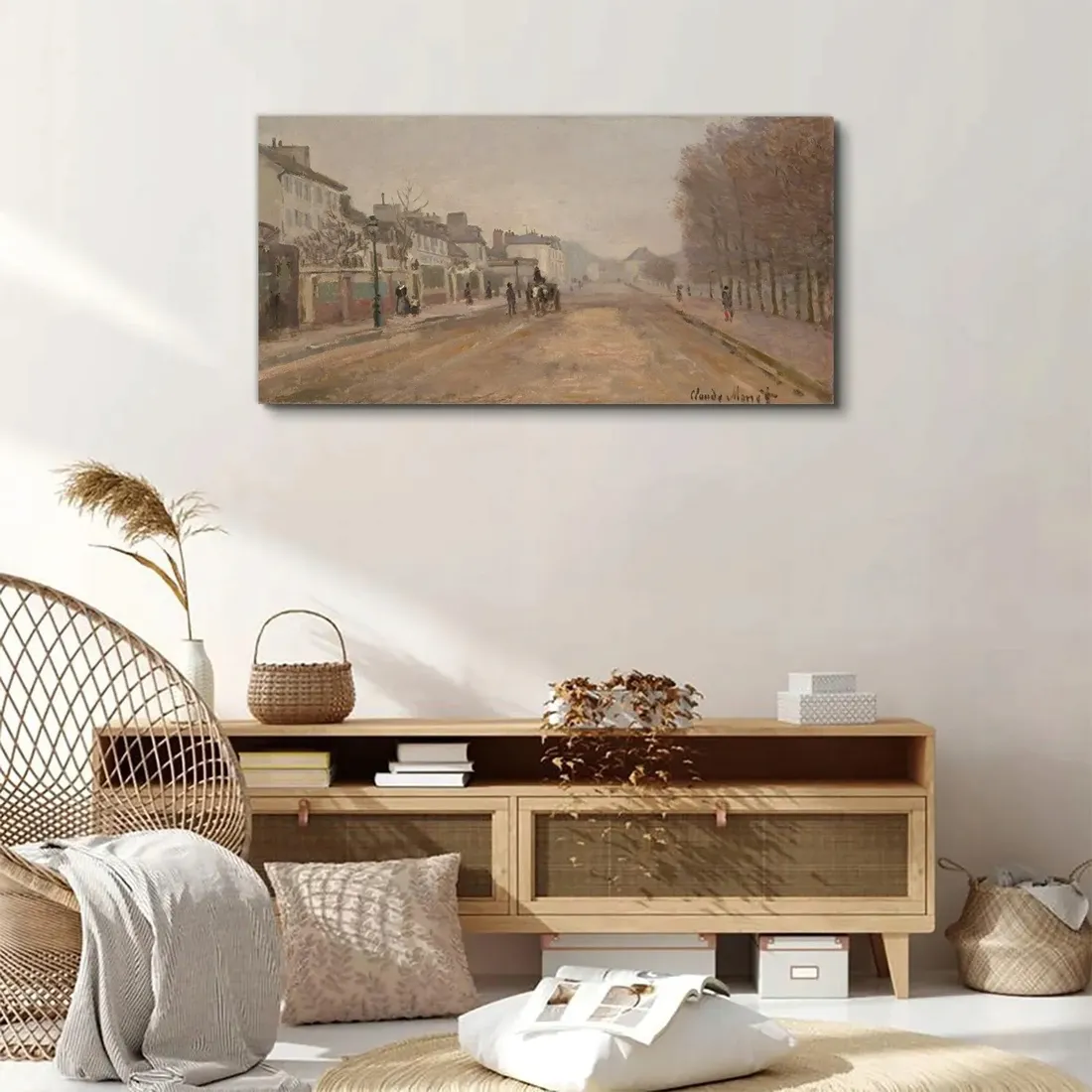 obraz-na-plotnie-bulwar-w-argenteuil-monet-100x50-stan-nowy