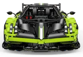 pagani-huayra-zielony-model-z-klockow-2892-el-gumowe-kola-otwierane-drzwi