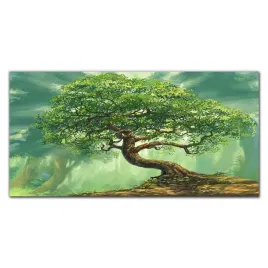 foto-obraz-szklany-fantasy-liscie-przyroda-120x60