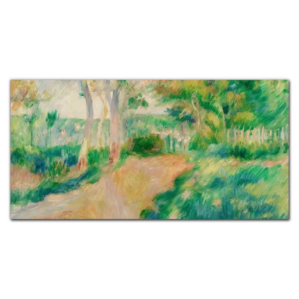 obraz-scienny-na-plotnie-park-las-trawa-100x50-cm