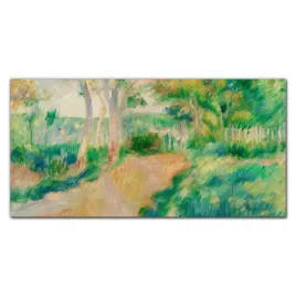 obraz-scienny-na-plotnie-park-las-trawa-100x50-cm