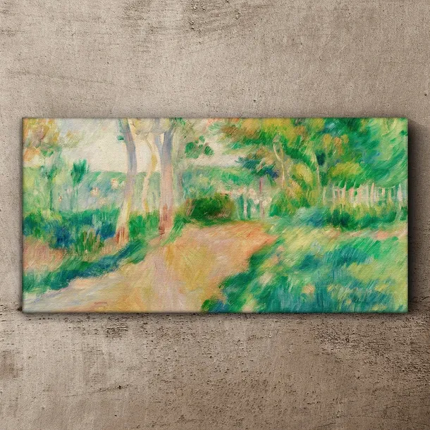 obraz-scienny-na-plotnie-park-las-trawa-100x50-cm-stan-nowy