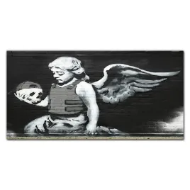 hartowane-szklo-lacobel-aniol-zbroja-banksy-140x70