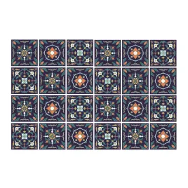 dekor-na-kafle-24szt-granatowa-arabeska-20x20-cm