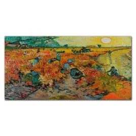 obraz-do-salonu-czerwona-winnica-van-gogh-120x60