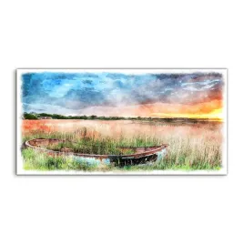 panel-szklo-do-kuchni-wschod-slonca-lodki-120x60