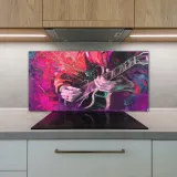 panel-szklany-do-kuchni-gitara-instrument-120x60-gama-kolorystyczna-odcienie-fioletu