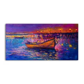 panele-szklane-do-kuchni-lodka-noc-swiatla-120x60