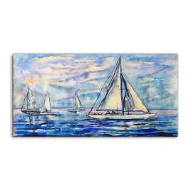 panele-szklane-do-kuchni-lodka-woda-niebo-120x60