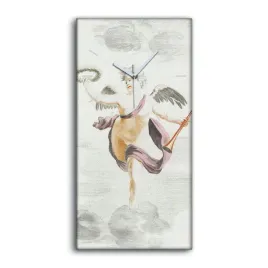 zegar-canvas-z-grafika-dekor-30x60-anioly-vintage