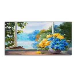 panele-do-kuchni-bukiet-kwiatow-na-stole-120x60-cm