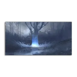 panel-szklo-do-kuchni-noc-las-bagno-natura-120x60