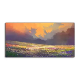 panel-nad-blat-do-kuchni-kwiaty-laka-niebo-120x60