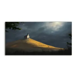 kuchnia-panel-szklo-niebo-kosciol-wzgorze-120x60