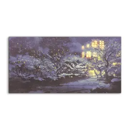 szklo-lacobel-do-kuchni-noc-zima-park-snieg-120x60