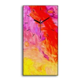 zegar-canvas-z-grafika-pastelowa-abstrakcja-30x60